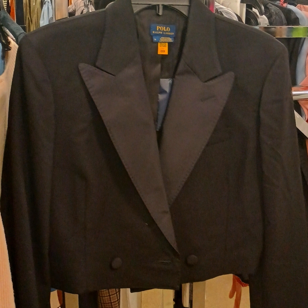 Raph polo black blazer